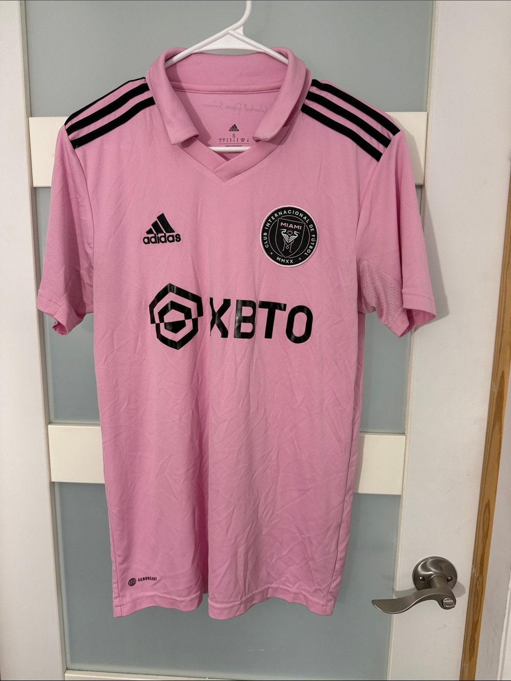 adidas Inter Miami Pink and Black Soccer Jersey